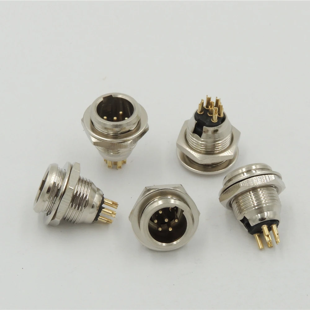 

6 pin Male Mini XLR Аудио Микрофон шасси крепление TB6M match TA6F Q-G разъем