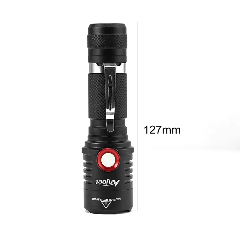 Anjoet 5000LM XM L2 светодиодный тактический светильник для вспышки регулируемый