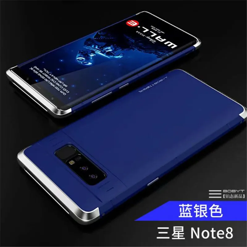 Ultra Slim Алюминий кадров чехол+ PC Для мужчин металл случаи мобильного телефона для samsung Galaxy S8 S9 Плюс/Примечание 8 Алюминий металлический чехол