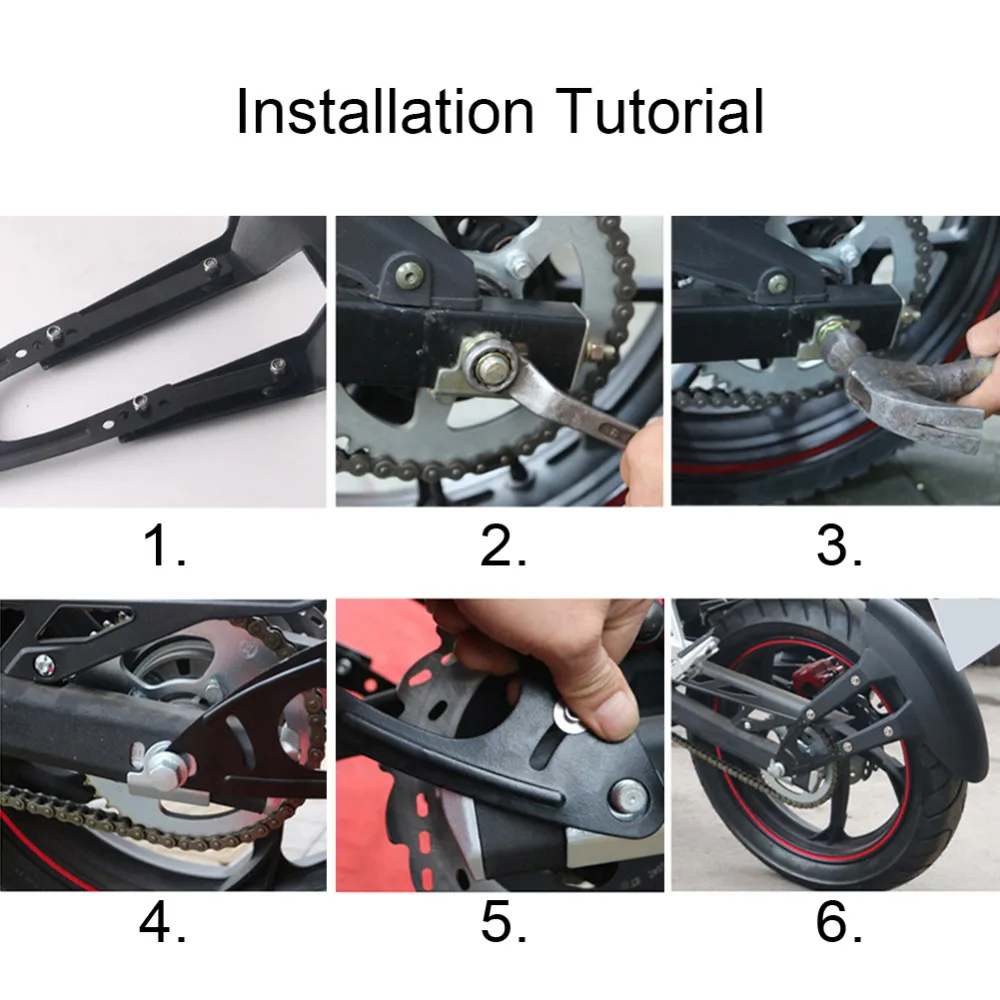 

Rear Wheel Mud Guard Dust Cover Shield For Motorcycle Motocicleta 200cc And Below Set Universal