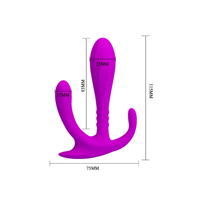Силиконовый G spot Анальный Стимулятор клитора женская мастурбация Гибкая
