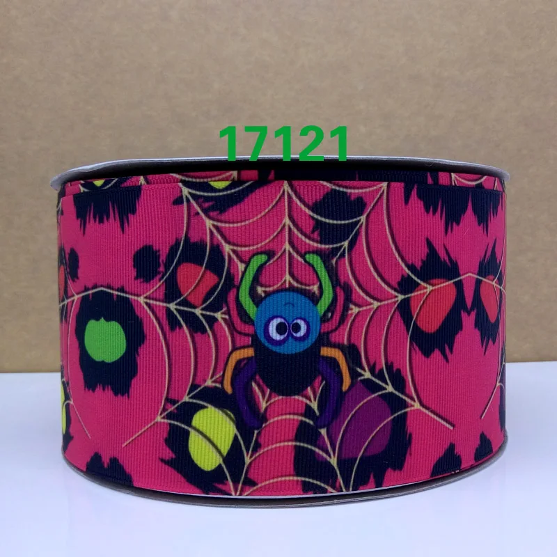 Бесплатная доставка 50 ярдов Хэллоуин печатных grosgrain ленты 17169|halloween printed ribbon|printed ribbongrosgrain ribbon |