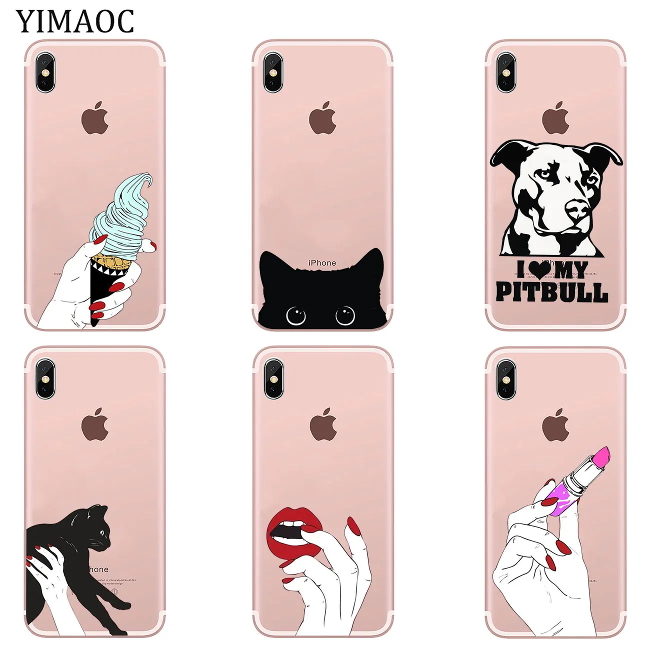 Мягкий силиконовый чехол для iPhone XR X XS 11 Pro Max 5 5S SE 6 6S 7 8 Plus 10 TPU | Мобильные телефоны и