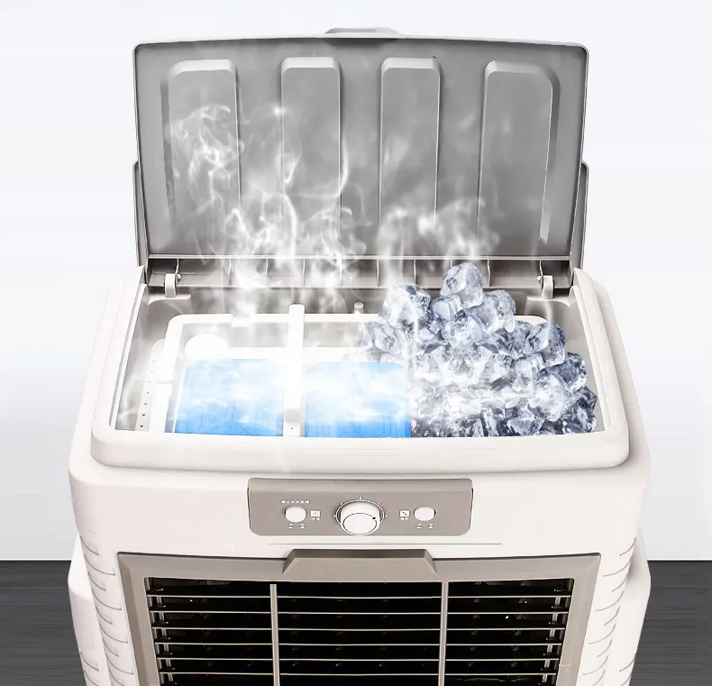 Mobile evaporative industrial cold fan household cold fan High winds water-cooled air-conditioning fan electric fan