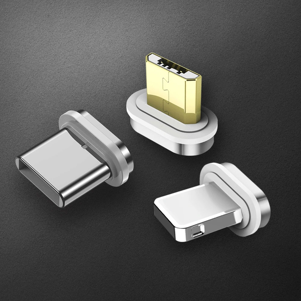 Магнитный usb-кабель A.S с разъемом типа C Micro USB C адаптер для быстрой зарядки телефона Microusb type-C магнитные вилки для зарядки для iPhone X 8 7