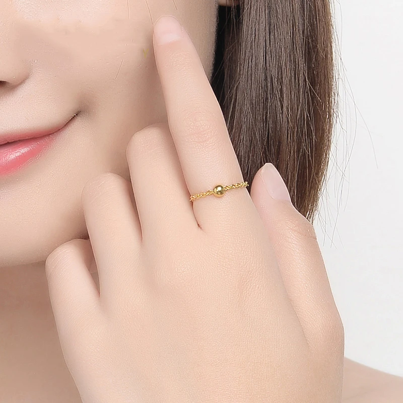 BTSS 24K кольцо из чистого золота Настоящее AU 999 кольца из твердого золота элегантные блестящие красивые высококлассные трендовые классические ювелирные изделия горячая Распродажа Новинка