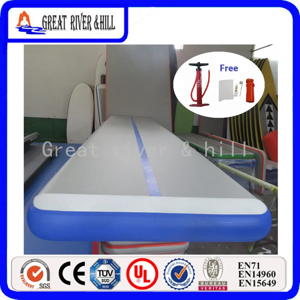 

new design inflatable air track tumbling mat for training with free pump