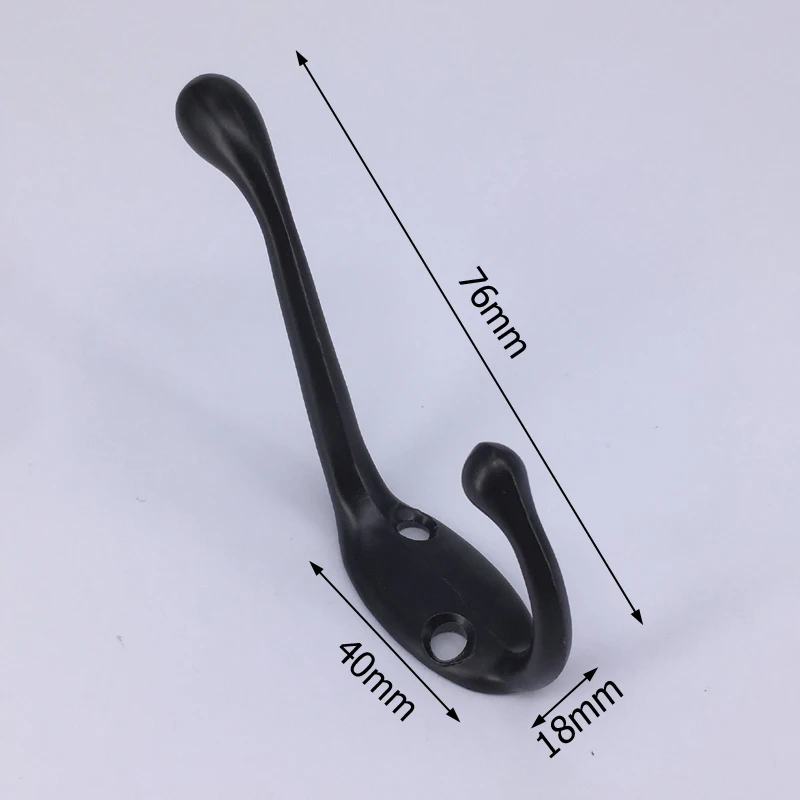 

1PCS Antique Coat Hooks Home Hat Coat Clothes Towel Wall Door Hangers Zinc alloy Hooks Bathroom Accessories