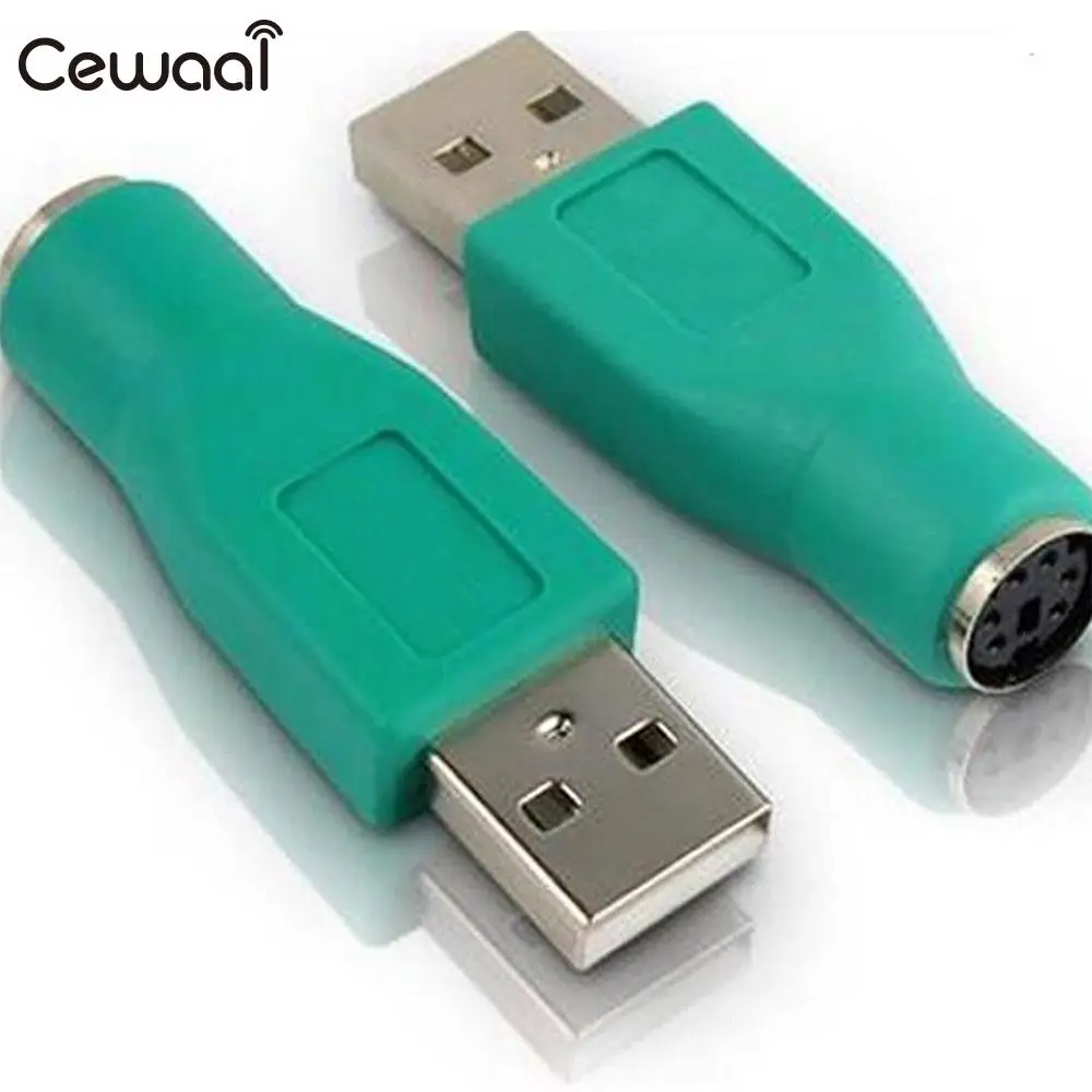 Адаптер PS/2 PS2 мама к USB папа конвертер для компьютерной мыши и клавиатуры |