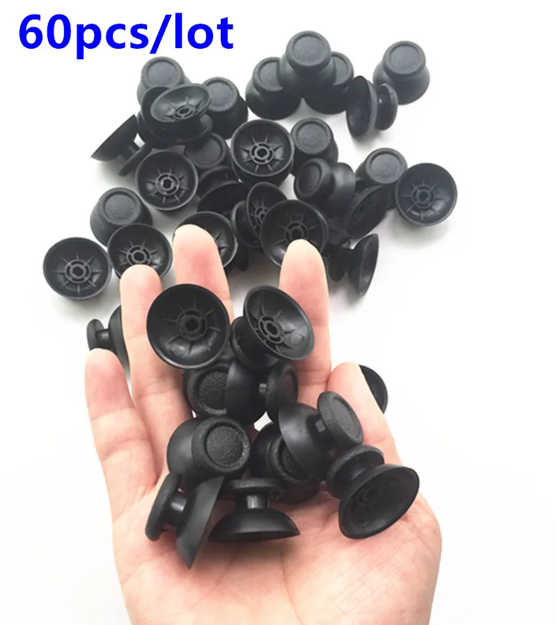 60 шт. аналоговые 3d колпачки для джойстиков Sony PlayStation 4 Dualshock 4|cap cap|cap 3dcap black |