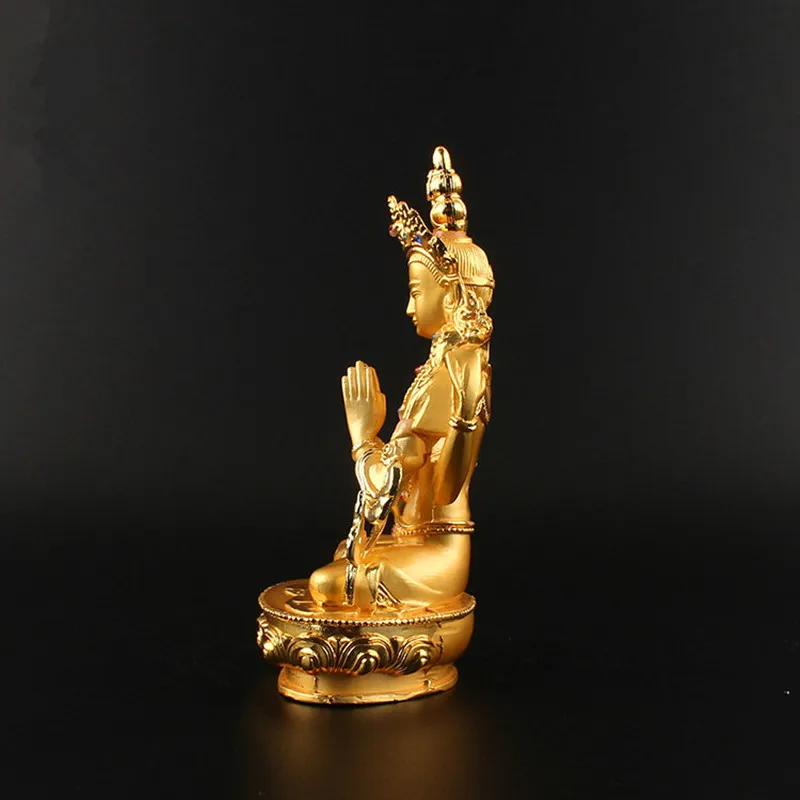 Буддийские поставщики Avalokitesvara Bodhisattva из металлического сплава с золотым