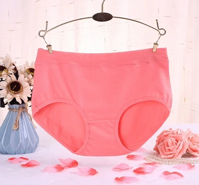 10 шт./лот, ropa interior femenina, хлопковое нижнее белье majtki damskie, женские трусики размера плюс, 7XL, женское нижнее белье - Цвет: 10pcs watermelon red