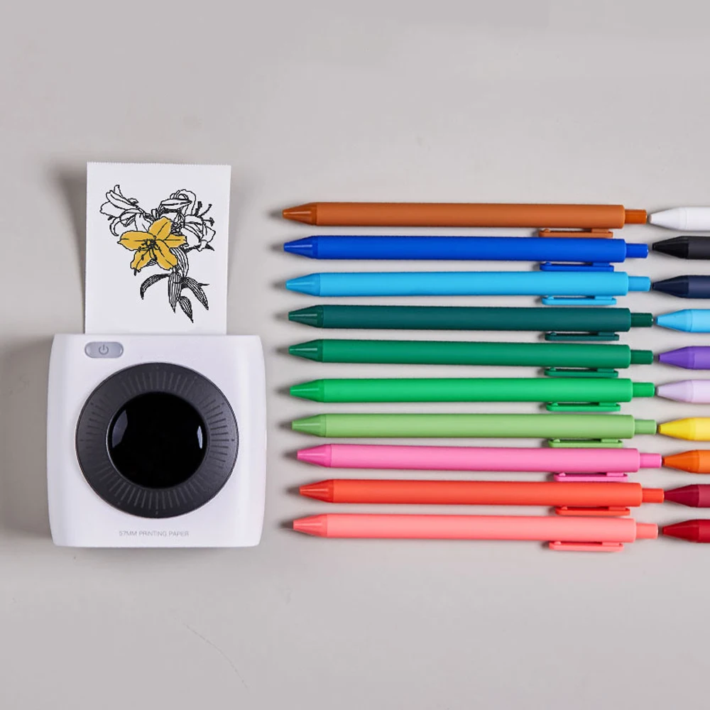 PAPERANG P2 Мини Портативный Bluetooth фотопринтер Карманный термальный принтер для