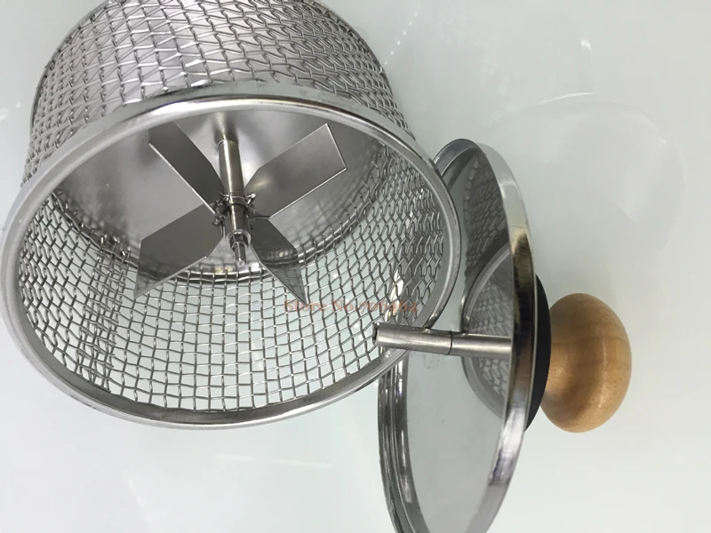 Автоматический Портативный Кофе Жаровня DIY нержавеющая сталь машина для жарки кофейного зерна начинающих бытовой
