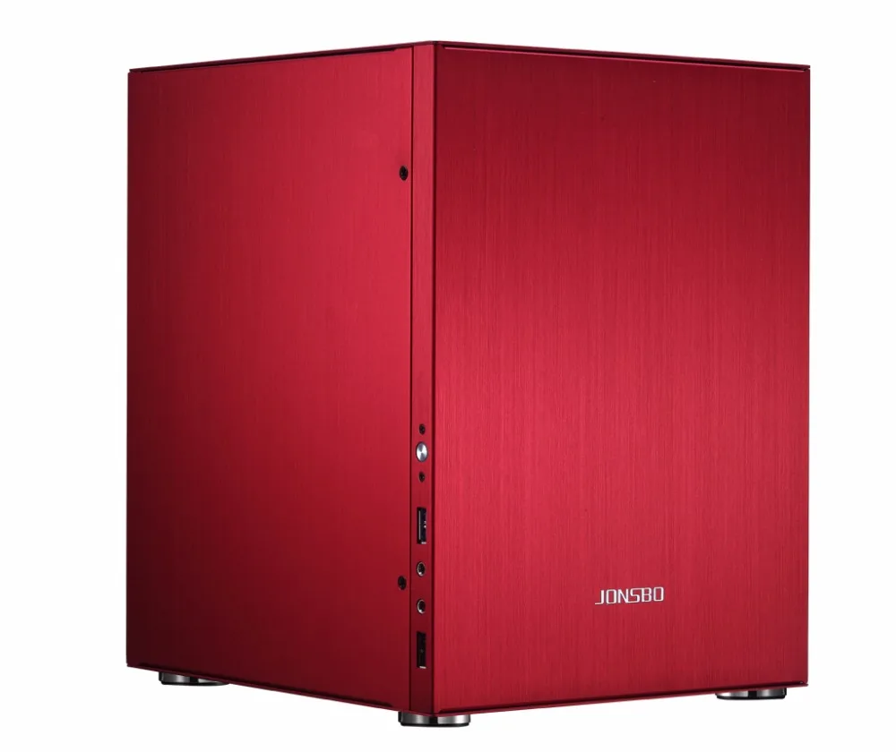Мини ПК шасси Jonsbo C2 C2R MIni ITX ATX вертикальный корпус из алюминиевого сплава USB 3 0