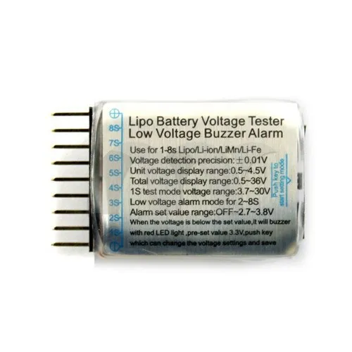 Лидер продаж! Низкая цена для 20x 2 в 1 индикатор 8s RC Lipo батарея тестер напряжения