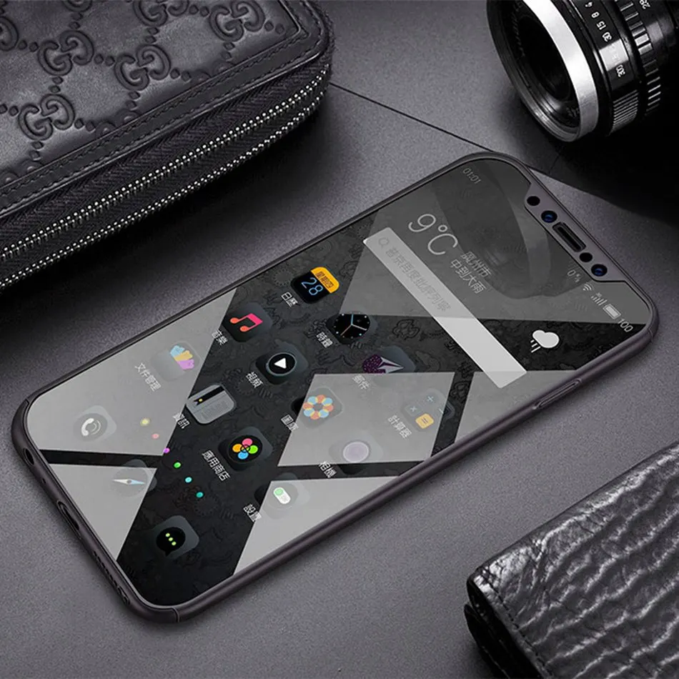 For iPhone XR Xs Max Case Fashion 360 Full Protect Ultra Slim Cover 7 6s 8 Plus SE 2020 Hard PC Shockproof Coque |