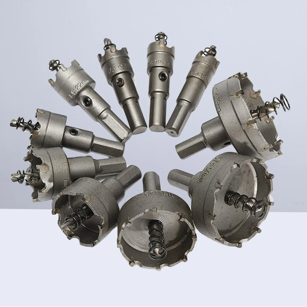 10PCS/Set Hole Saw TCT Professional 16-53mm High Quality Metal Hole Saw for Professional Use