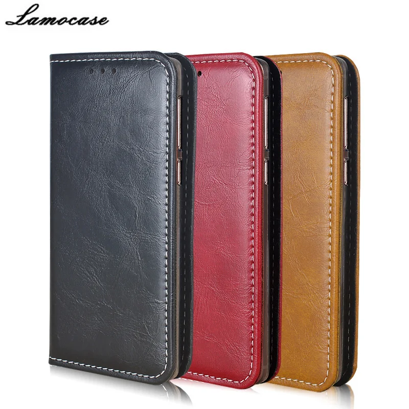 Lamocase для Sony E5 Case Роскошный кожаный чехол Xperia F3311 F3313 откидная крышка с кошелек