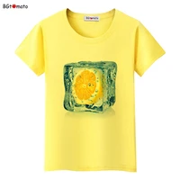 bgtomato water fruit cool frozen t shirts new design womans personality fashion shirts brand good quality soft casual tops
