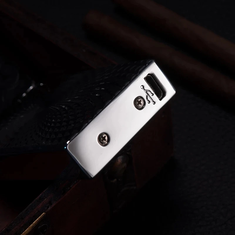 6 2x3 8 см ультра тонкая плазменная Зажигалка Ветрозащитная USB зарядка электронная
