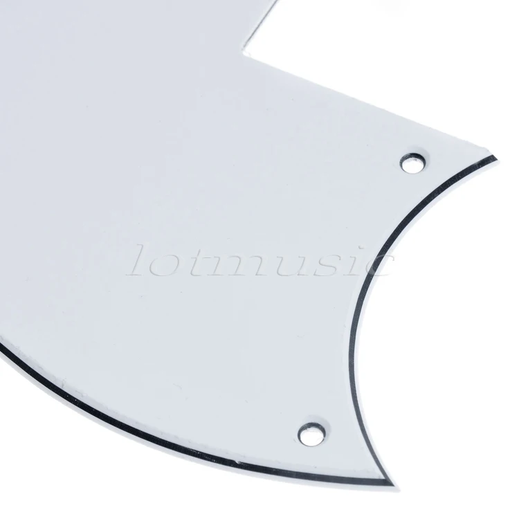 Гитарная пластина для электрогитары Стандартная замена 3 слойные черные