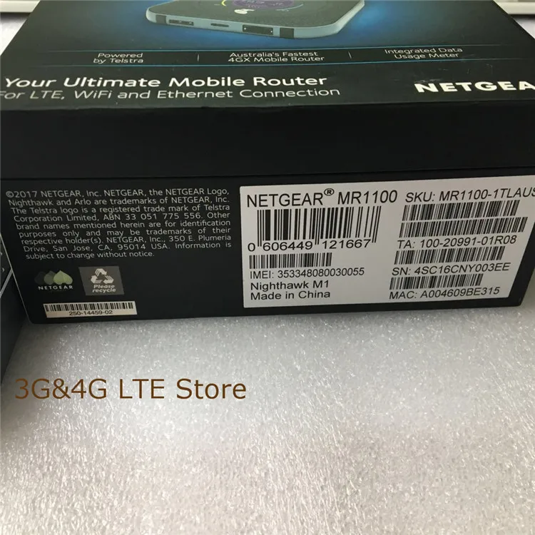 Разблокированный мобильный роутер Netgear Nighthawk M1 MR1100 4GX Gigabit LTE cat16 MaX 2 шт./лот|3G/4G