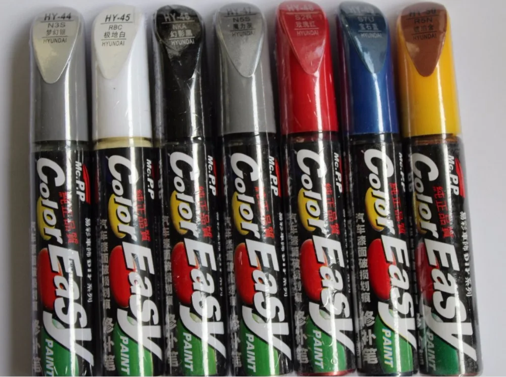 Ручка для ремонта царапин автомобиля ручка автомобильной краски Hyundai i30 ix35 solaris