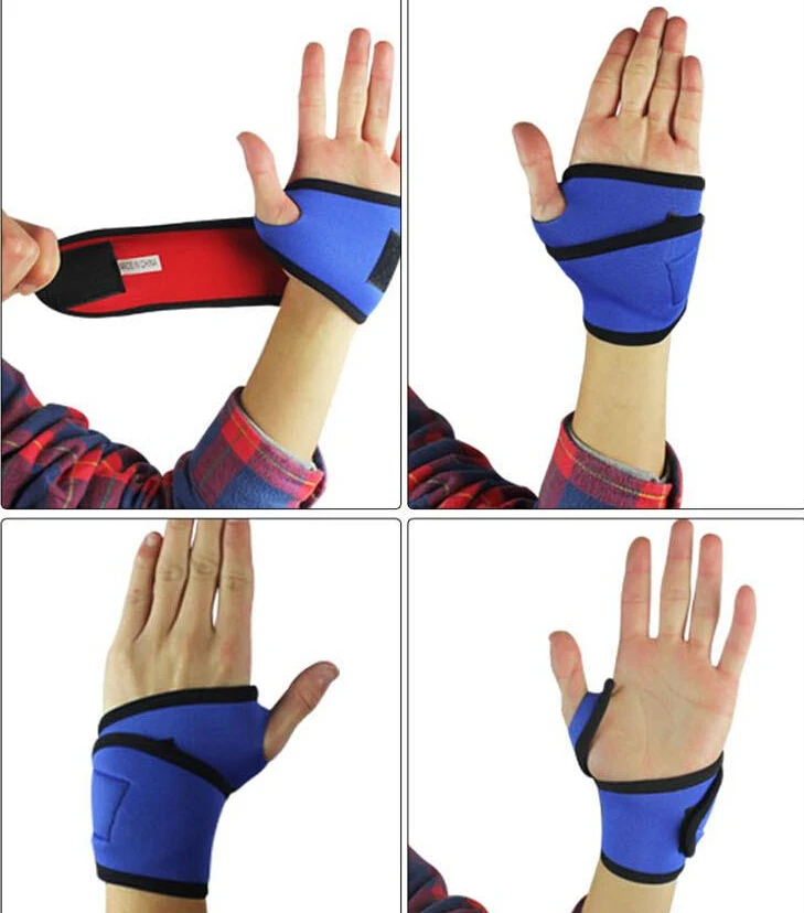 Дышащий Напульсники большого пальца Обёрточная бумага напульсник гвардии