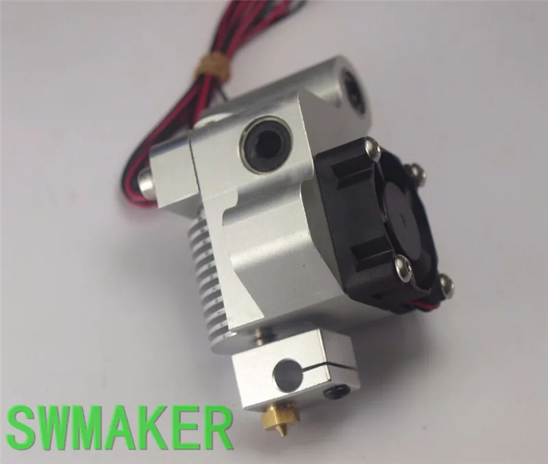 

V6 hot end mount kit For ultimaker 2 UM 2 Extended ultimaker Original 3D printer nozzle exrusion kit for 1.75/3mm filament