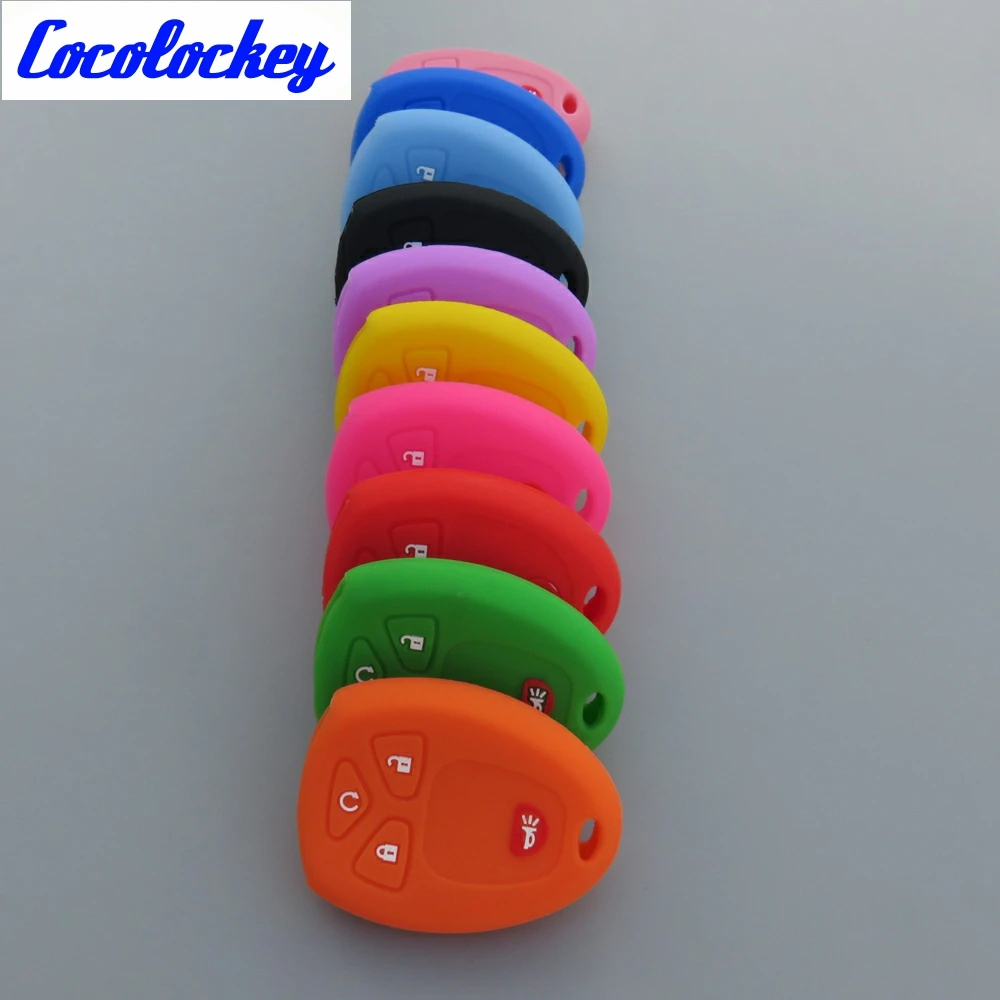 Cocolockey Silicone Car Key Cover for BUICK Terraza 2005 - 2007 Remote Case Fob 4 Button No Logo | Автомобили и мотоциклы