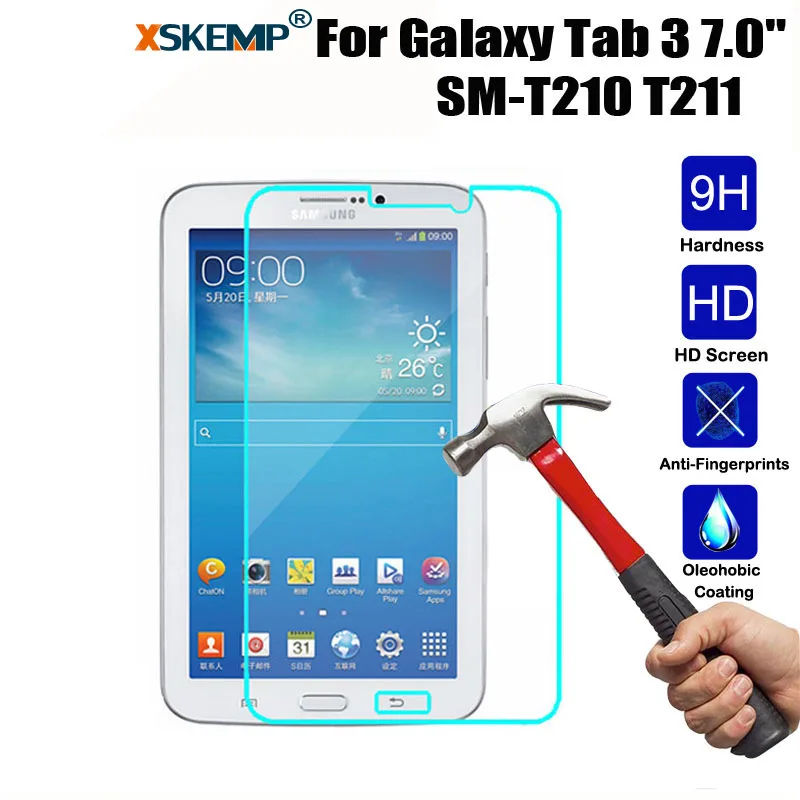 XSKEMP 9H 0 3 мм закаленное стекло для планшета Samsung Galaxy Tab 8. T210 T211 устойчивое к