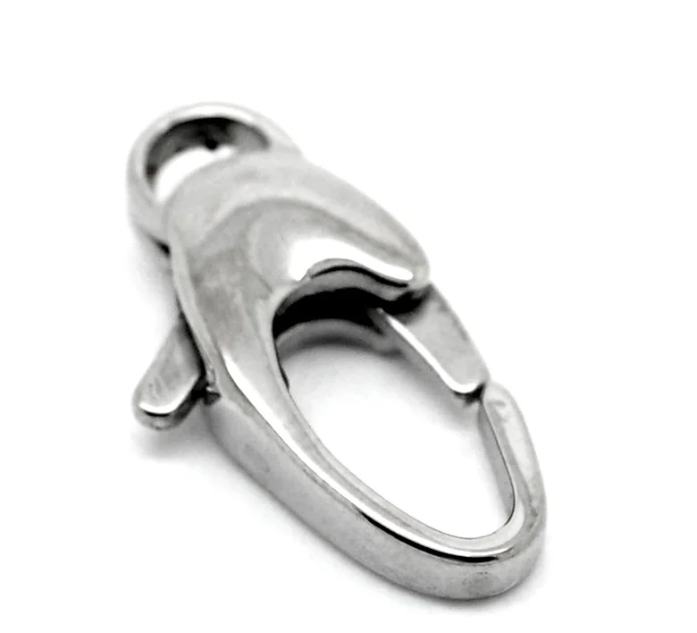 LASPERAL 5 шт. Серебристые застежки из нержавеющей стали с омаром для браслетов