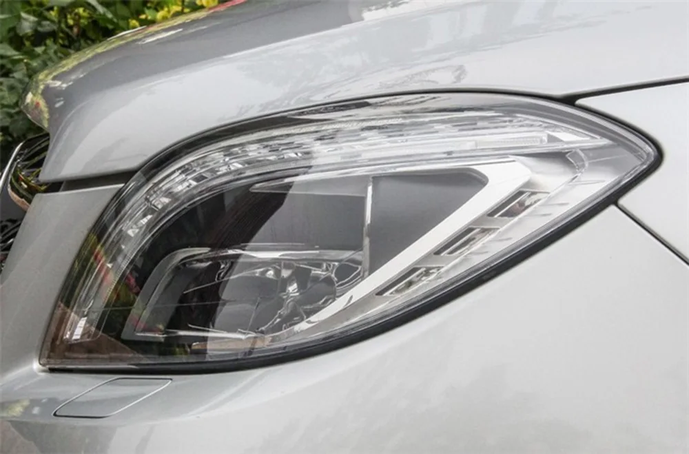 Для Mercedes-Benz W166 ML300 ML350 ML400 ML450 ML500 2012 2013 Автомобильные фары прозрачные линзы Авто оболочка Крышка