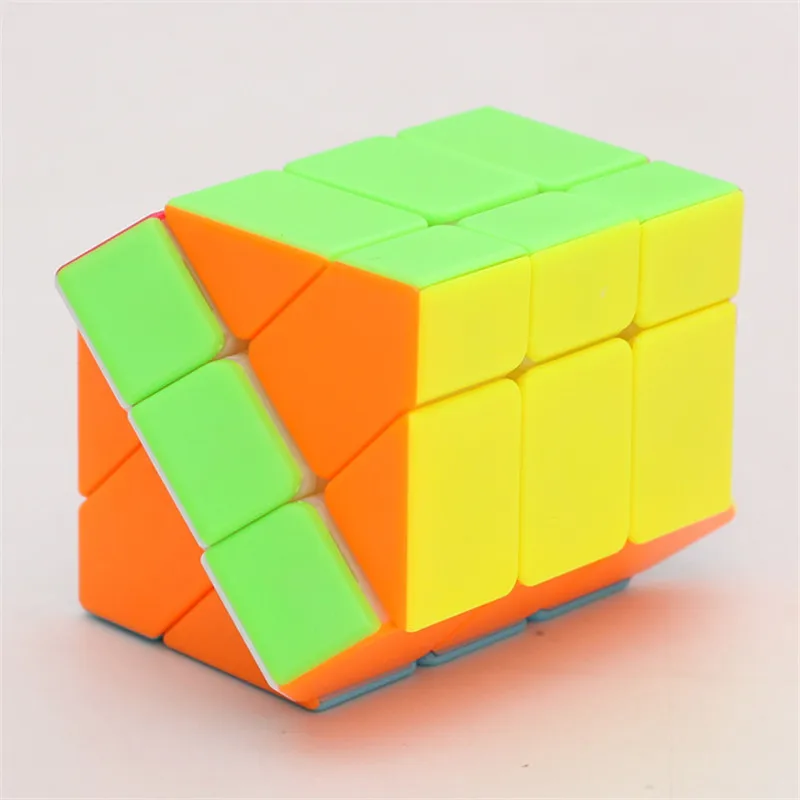 SS 3x3x3 Скорость волшебный Фишер кубик без наклеек движущийся край Твист Головоломка Cubo magico развивающие игрушки подарки