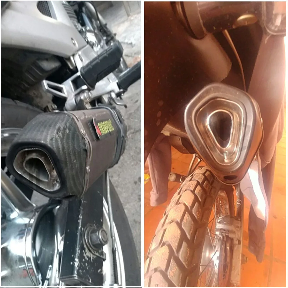 Мотоцикл Универсальный Регулируемый дБ убийца выхлопной трубы гоночный