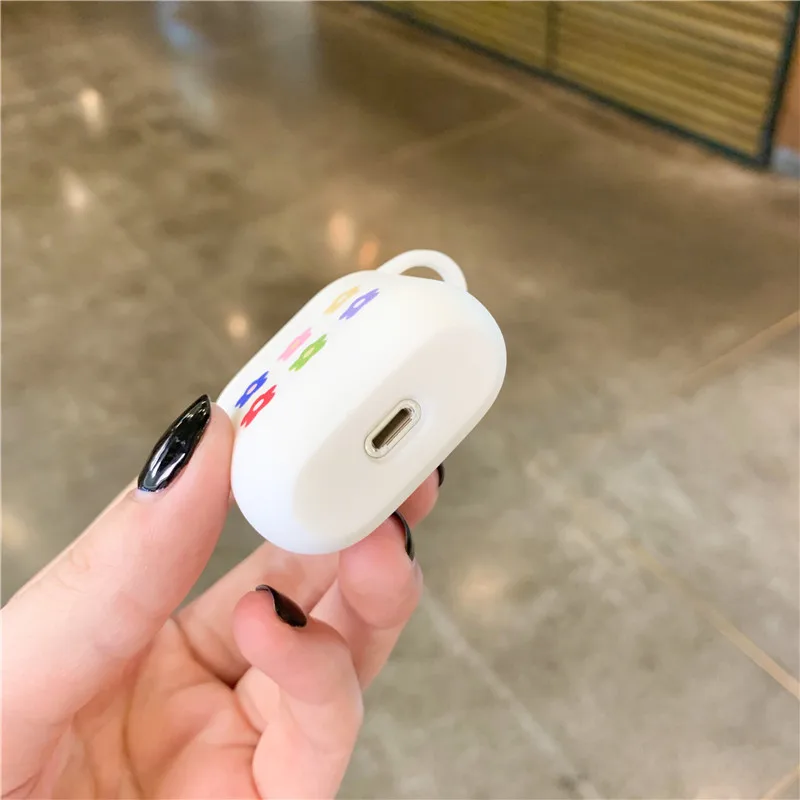 Милый цветок ТПУ силиконовый для AirPods защитный чехол Bluetooth наушники чехол для Apple Airpods корпусы гарнитурные зарядные коробки