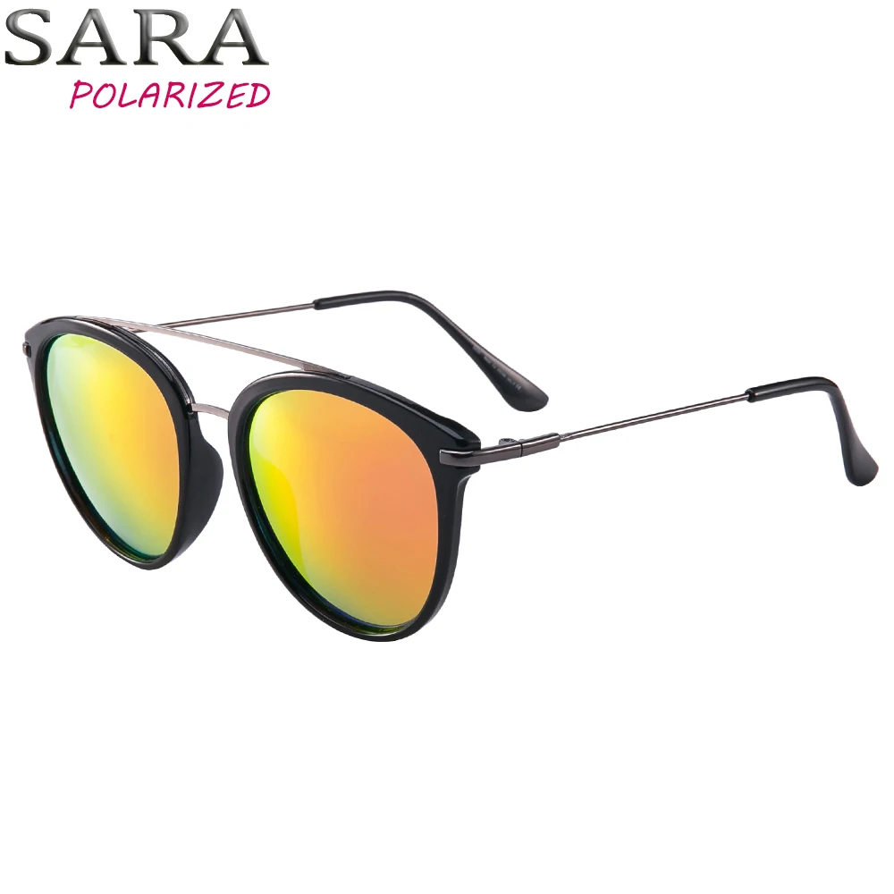 SARA UV400 солнцезащитные очки-авиаторы Для женщин Брендовая Дизайнерская обувь