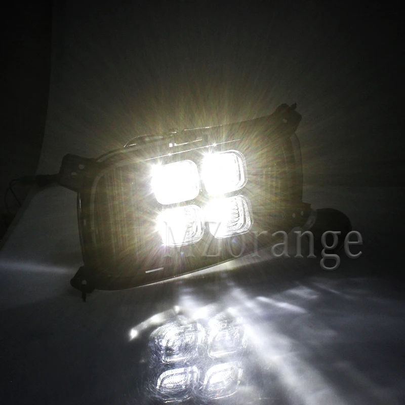 MZORANGE для KIA Sorento 2012 2013 DRL Дневной ходовой светильник 1 комплект Светодиодный дневной светильник водонепроницаемый 12 В противотуманный фонарь автомобильный Стайлинг светильник s