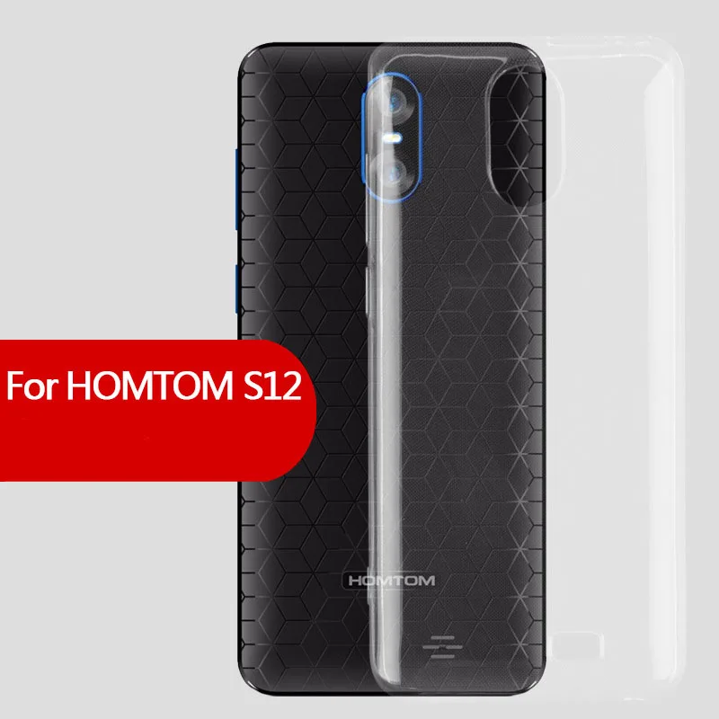 Прозрачный чехол для Homtom S12 Ультратонкий Мягкий 5 0 дюйма Силиконовый ТПУ задней