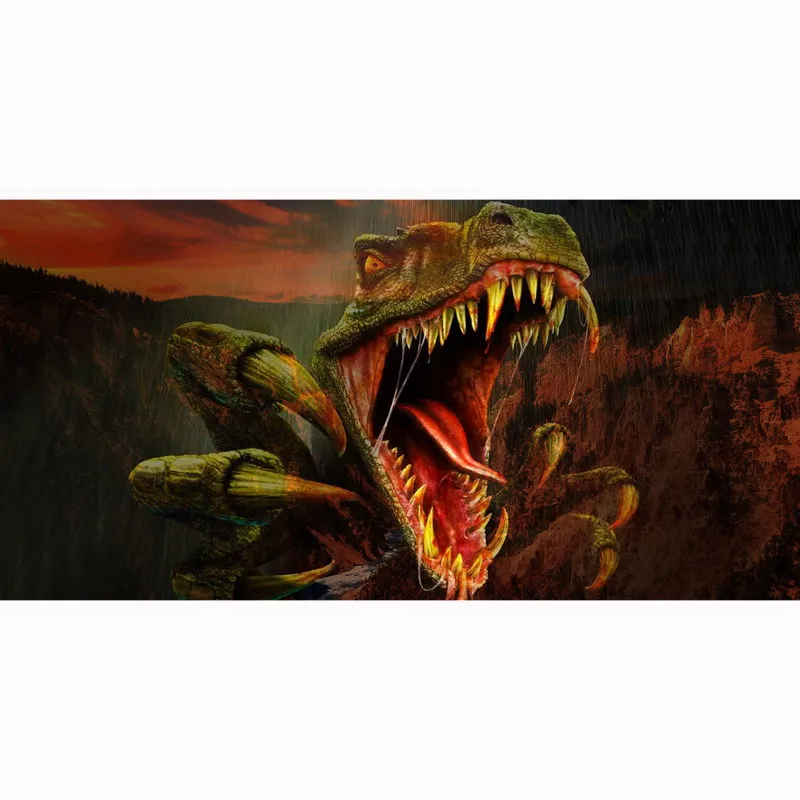 Модный принт динозавра 70*140 см бамбуковое волокно банное пляжное полотенце