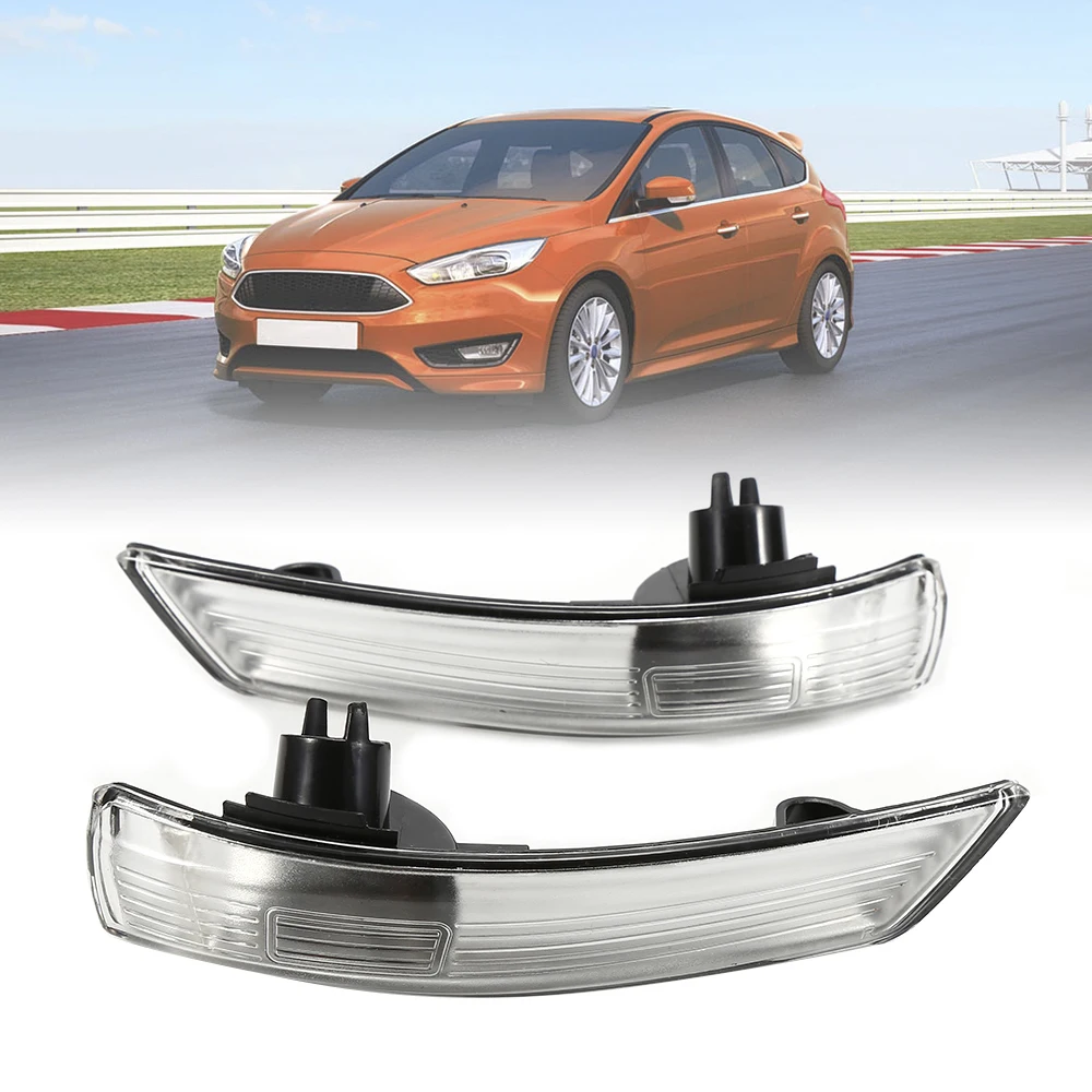 Боковое зеркало левый и правый поворотные Сигнальные огни для 08-14 Ford Focus