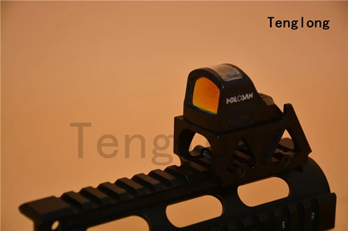 Black with Mount 2 Солнечный Красный точечный прицел Trijicon RMR Docter голографический прицел с креплениями для 20 мм рельсы для страйкбола Toygun - Цвет: Black with Mount 2