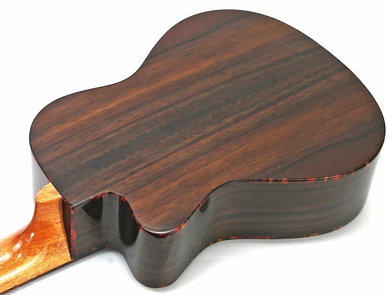 Палисандр 2" tenor Uku4 струны укулеле Cutaway Лады для гитары Гавайские Мини Маленькие guita путешествия акустическая гитара Uke укулеле концерт