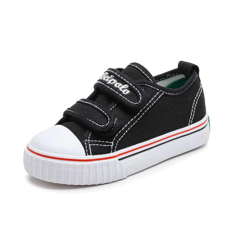 2018 Spring Autumn Kids Canvas Shoes New Fashion Boys Girls High Quality Casual Breathable Children Sneakers white black | Детская