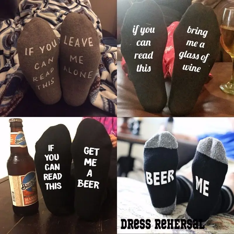 Если вы можете прочитать это принесите мне стакан вина/пива/Leace Me в одиночку супер яркие стильные хлопковые