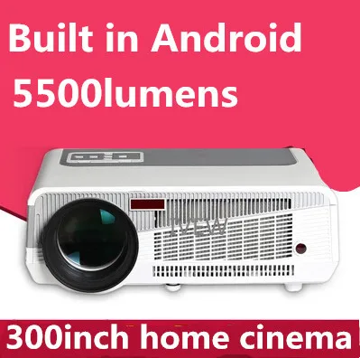 Новый! Высокое качество 5500 Lumens домашнего кинотеатра Android 4 .. из светодиодов wi-fi RJ45