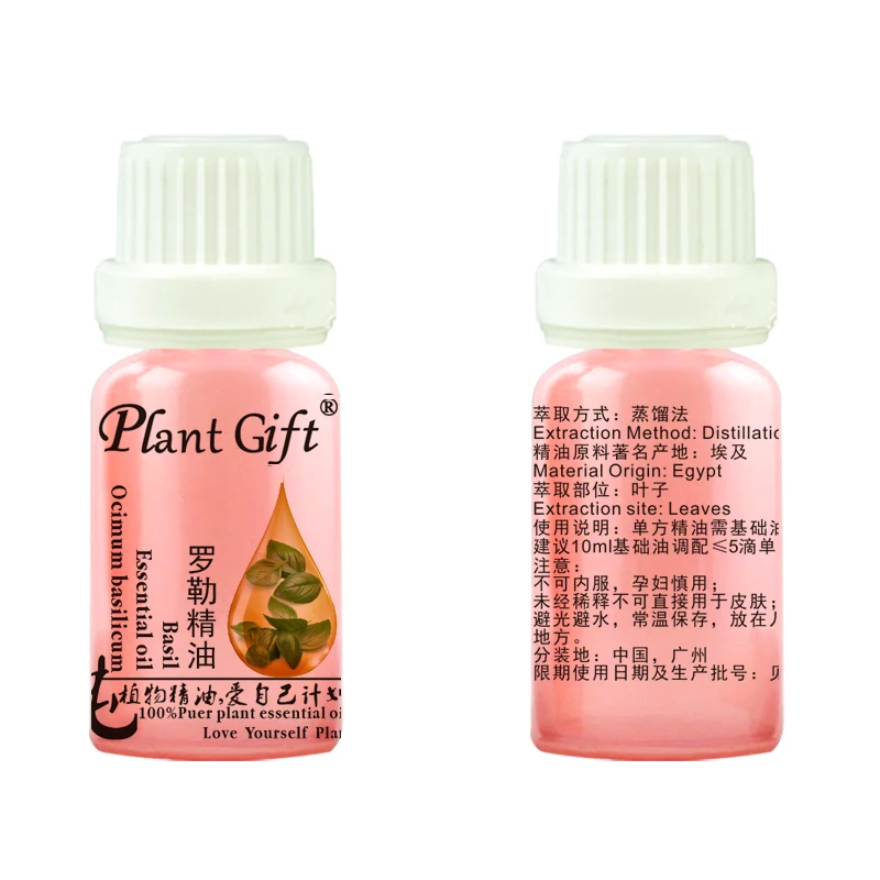 

Famous Brand Natural Aromatherapy Basil Oil Improve Spirit Stabilization Effect Firming Oil Balance Basil Essential Oil