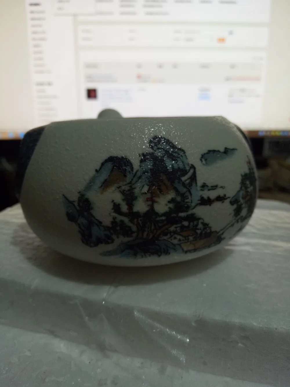 Ярмарка чашка синий и белый чайник, костяного фарфора GaiWan, Chahai, фарфор фильтр кружка, чайный сервис