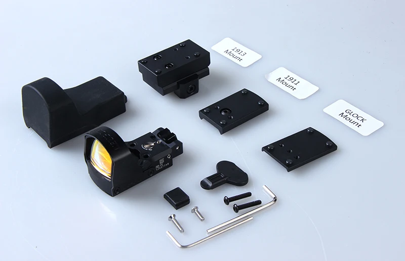 

LP style DP Pro Red Dot Sight Airsoft Tactical Holographic sight mini red dot scope fits 1911 G17 G19 1913 for rifle scope